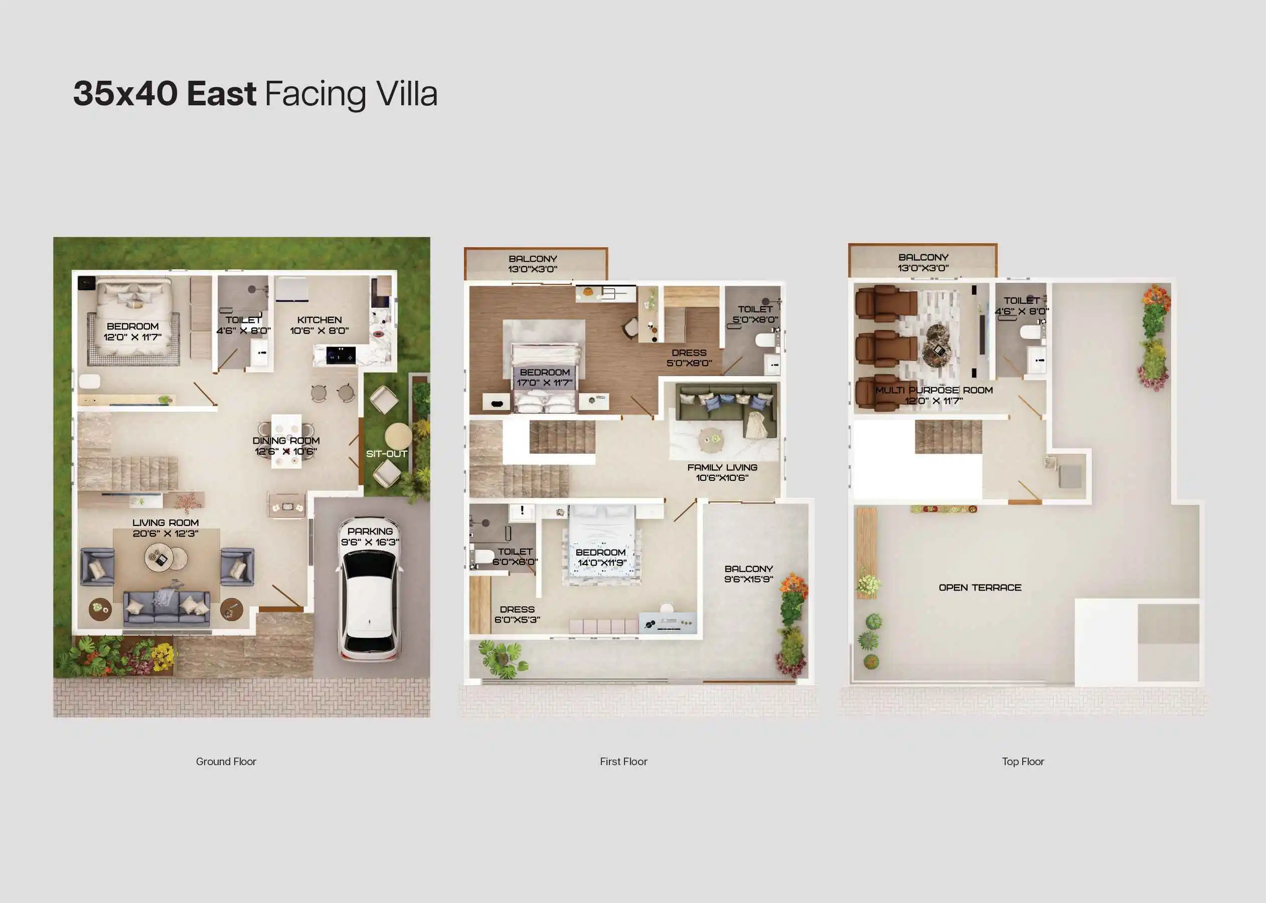 Grand La Palazzo Unit Plan 3